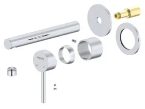 Projix Straight Wall Mixer Set 180mm Spout Trim Only Chrome Lf In Chrome Finish By Raymor by Raymor, a Bathroom Taps & Mixers for sale on Style Sourcebook