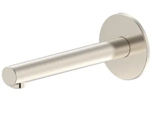 Projix Straight Basin Or Bath Spout 180mm Lf | Made From Brass In Brushed Nickel By Raymor by Raymor, a Bathroom Taps & Mixers for sale on Style Sourcebook