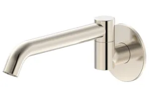 Projix Swivel Basin Or Bath Spout 220mm Lf | Made From Brass In Brushed Nickel By Raymor by Raymor, a Bathroom Taps & Mixers for sale on Style Sourcebook