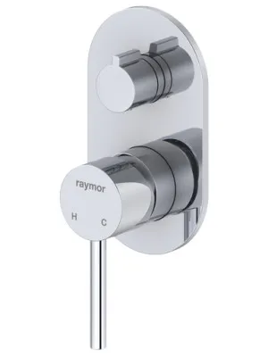 Projix Wall Mixer With Diverter Chrome In Chrome Finish By Raymor by Raymor, a Bathroom Taps & Mixers for sale on Style Sourcebook
