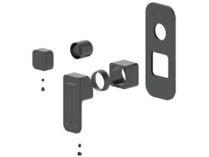 Sigma Wall Mixer With Diverter (Trim Kit Only) In Black By Raymor by Raymor, a Bathroom Taps & Mixers for sale on Style Sourcebook