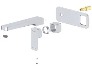 Sigma Wall Mixer Set With 180mm Spout (Trim Kit Only) Lf | Made From Brass In Chrome Finish By Raymor by Raymor, a Bathroom Taps & Mixers for sale on Style Sourcebook