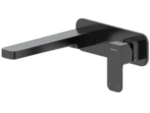 Sigma Wall Mixer Set With 220mm Spout Lf | Made From Brass In Black By Raymor by Raymor, a Bathroom Taps & Mixers for sale on Style Sourcebook