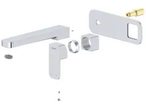 Sigma Wall Mixer Set With 220mm Spout (Trim Kit Only) Lf | Made From Brass In Chrome Finish By Raymor by Raymor, a Bathroom Taps & Mixers for sale on Style Sourcebook