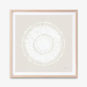 Coastal Block Print I Neutral (Square) Art Print by The Print Emporium, a Prints for sale on Style Sourcebook