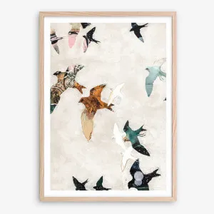 Abstract Birds 1 Art Print by The Print Emporium, a Prints for sale on Style Sourcebook