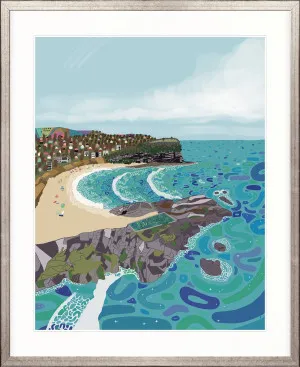 Tidal Towns IV by Designer Boys, a Premium Art for sale on Style Sourcebook