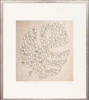 Leaf Motif VI (Natural) by Designer Boys, a Textile Art for sale on Style Sourcebook
