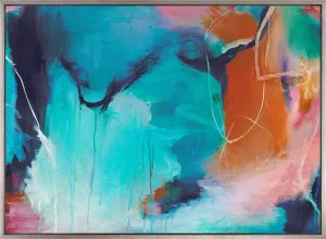 Sapphire Abstract II (Canvas) by Designer Boys, a Premium Art for sale on Style Sourcebook