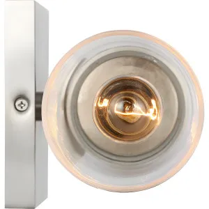 Drew & Jonathan Scott Sarita 2 Light Ribbed Glass Wall Light by Visual Comfort Studio Brushed Nickel by Visual Comfort & Co - Studio, a Wall Lighting for sale on Style Sourcebook