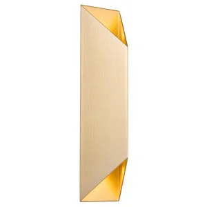 Telbix Chaska Contemporary Aluminium LED Wall Light Gold by Telbix, a Wall Lighting for sale on Style Sourcebook