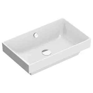 Catalano Zero 60x37 Semi Inset Wash Basin - Gloss White 0124600001 by Catalano, a Basins for sale on Style Sourcebook