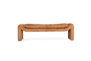 Freja Bench - Burnt Ochre by Azure Interiors, a Benches for sale on Style Sourcebook