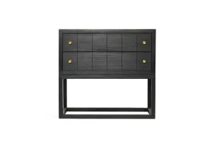 Lisbeth Bedside Table - Black by Azure Interiors, a Tables for sale on Style Sourcebook