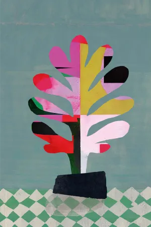 Colourful Plant by Gioia Wall Art, a Prints for sale on Style Sourcebook