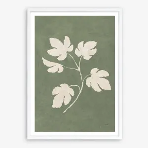 Botanical Study III Forest Green Crop Art Print by The Print Emporium, a Prints for sale on Style Sourcebook