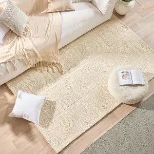 Habitat Syanno Wool Floor Rug Ivory/Natural by Habitat, a Contemporary Rugs for sale on Style Sourcebook