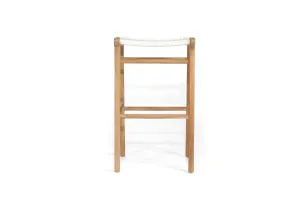 Fuji Backless Bar Stool - White by Azure Interiors, a Bar Stools for sale on Style Sourcebook