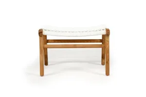 Fuji Lazy Chair Ottoman - White CW by Azure Interiors, a Ottomans for sale on Style Sourcebook