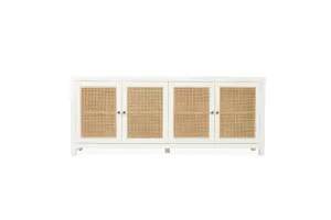 Charlie Four Door Sideboard - White - 200cm by Azure Interiors, a Sideboards, Buffets & Trolleys for sale on Style Sourcebook