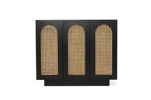 Ryan Three Door Sideboard - Black by Azure Interiors, a Sideboards, Buffets & Trolleys for sale on Style Sourcebook