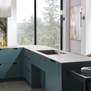 Hinkley Ana Modern Faceted Crystal Wall Light Black Oxide by Hinkley, a Wall Lighting for sale on Style Sourcebook