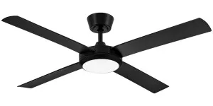Fanco Eco Silent Pro 52" DC Ceiling Fan with 3CCT LED Light and Remote Black by Fanco, a Ceiling Fans for sale on Style Sourcebook
