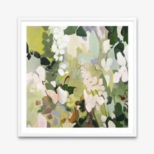 Green Garden Variation (Square) Art Print by The Print Emporium, a Prints for sale on Style Sourcebook