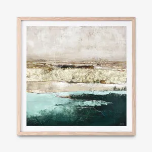 Turquoise Pools (Square) Art Print by The Print Emporium, a Prints for sale on Style Sourcebook