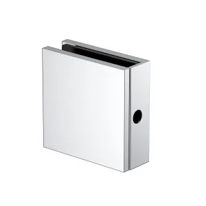 Boston Wall to Glass Bracket with Concealed Fixing Polished Nickel by Estelle, a Bathroom Fixtures for sale on Style Sourcebook