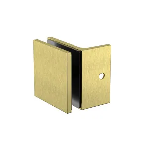 Boston Bracket with Short Leg Brushed Brass by Estelle, a Bathroom Fixtures for sale on Style Sourcebook