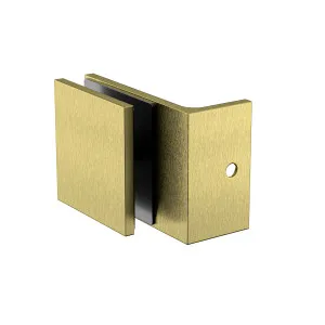Boston Bracket with Extended Short Leg Brushed Brass by Estelle, a Bathroom Fixtures for sale on Style Sourcebook