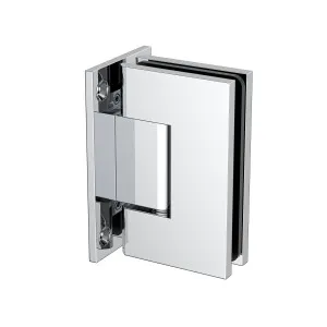 Boston Wall to 6-8mm Glass Hinge with T Type Mounting Plate - Polished Chrome by Estelle, a Bathroom Fixtures for sale on Style Sourcebook