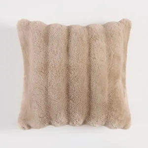Muse Como Faux Fur Cushion Natural by Muse, a Cushions, Decorative Pillows for sale on Style Sourcebook