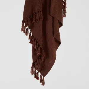 Habitat Bentley Throw Chocolate by Habitat, a Throws for sale on Style Sourcebook