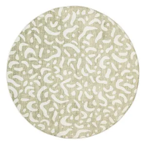 Jema Beige Abstract Rollie Pollie Round Playmat by Miss Amara, a Kids Rugs for sale on Style Sourcebook