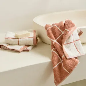 Habitat Maverick Check Hand Towel 2 Caramel by Habitat, a Towels & Washcloths for sale on Style Sourcebook
