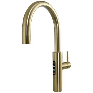 Billi Home BCS with Gooseneck Multifunction Mixer Tap Urban Brass 925101GUB by Billi, a Kitchen Taps & Mixers for sale on Style Sourcebook