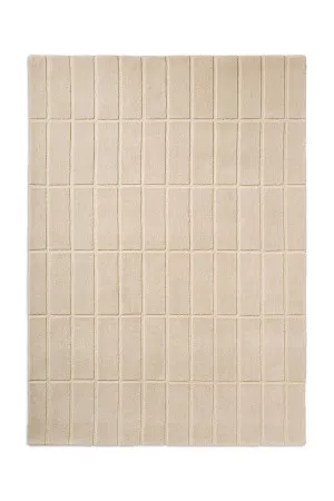 Marimekko Tiiliskivi Natural White 132901 by Marimekko, a Contemporary Rugs for sale on Style Sourcebook