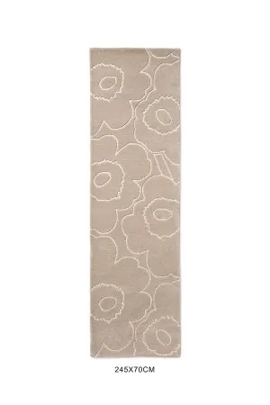 Marimekko Piirto Unikko Greige 133704 Runner by Marimekko, a Contemporary Rugs for sale on Style Sourcebook