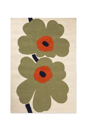 Marimekko Unikko Anniversary Dusty Green Outdoor 433017 by Marimekko, a Contemporary Rugs for sale on Style Sourcebook