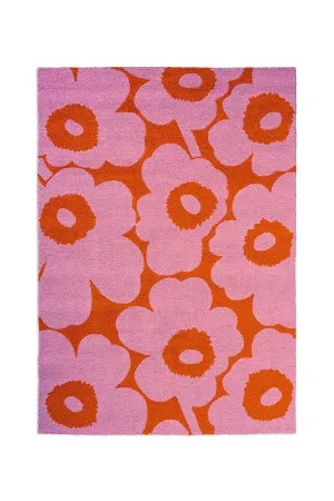 Marimekko Unikko Pink Orange Outdoor 434302 by Marimekko, a Contemporary Rugs for sale on Style Sourcebook