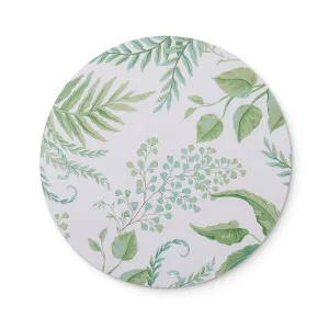 Fern Round Hard Placemat Set 4 by Madras Link, a Placemats for sale on Style Sourcebook