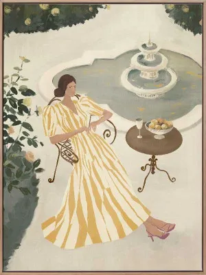 Reena In Ponder Canvas Art Print by Urban Road, a Prints for sale on Style Sourcebook