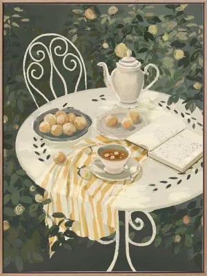 Garden Tea Canvas Art Print by Urban Road, a Prints for sale on Style Sourcebook