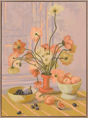 Poppies & Figs Canvas Art Print by Urban Road, a Prints for sale on Style Sourcebook