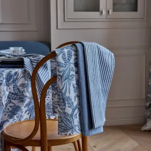 Pack of 3 Samara Dark Blue Teatowels Premium Cotton Blend by Madras Link, a Tea Towels for sale on Style Sourcebook