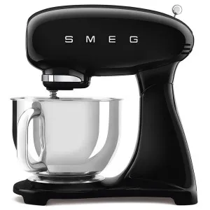 Smeg 50's Style Stand Mixer Black SMF05BLAU by Smeg, a Small Kitchen Appliances for sale on Style Sourcebook