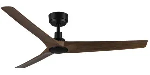 Martec Cordoba 52" DC Smart Ceiling Fan with WiFi Remote - Black and Walnut by Martec, a Ceiling Fans for sale on Style Sourcebook
