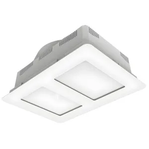 Martec Aspire II Slimline 3 in 1 Bathroom Exhaust Fan with Heater and LED Light - White by Martec, a Exhaust Fans for sale on Style Sourcebook